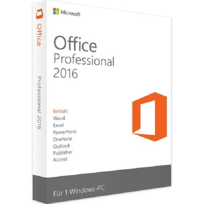 Boîte au détail du professionnel 2016 de Microsoft Office