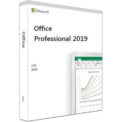 Boîte professionnelle de vente au détail de Microsoft Office 2019 DVD