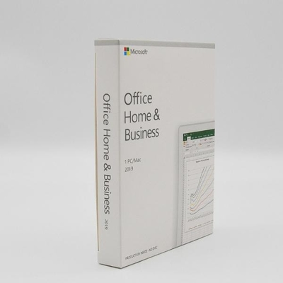 Maison de Microsoft Office 2019 de version et boîte à grande vitesse de vente au détail des affaires PKC