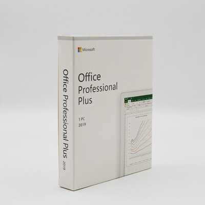 Boîte professionnelle de vente au détail de Microsoft Office 2019 à grande vitesse DVD de version